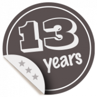 Symfony 13 years badge