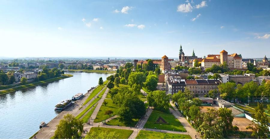 Kraków, Polska - Skyline